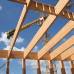 Chantier Structure Bois Lamelle Colle