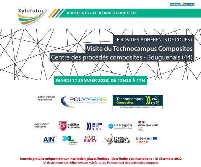 Xylofutur Visite Adherents Technocampus 17 Janvier 2023 Logos