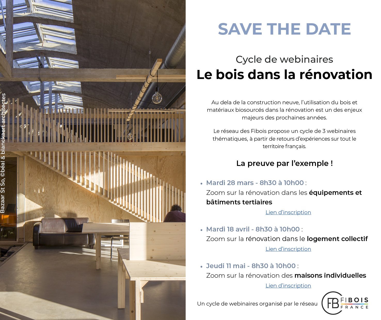 Save The Date Cycle De Webinaires