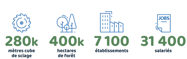 Infographie Chiffres Clés De La Filière Bois En Pays De La Loire
