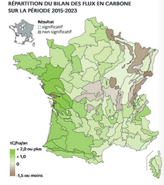 Carte France Flux Carbone