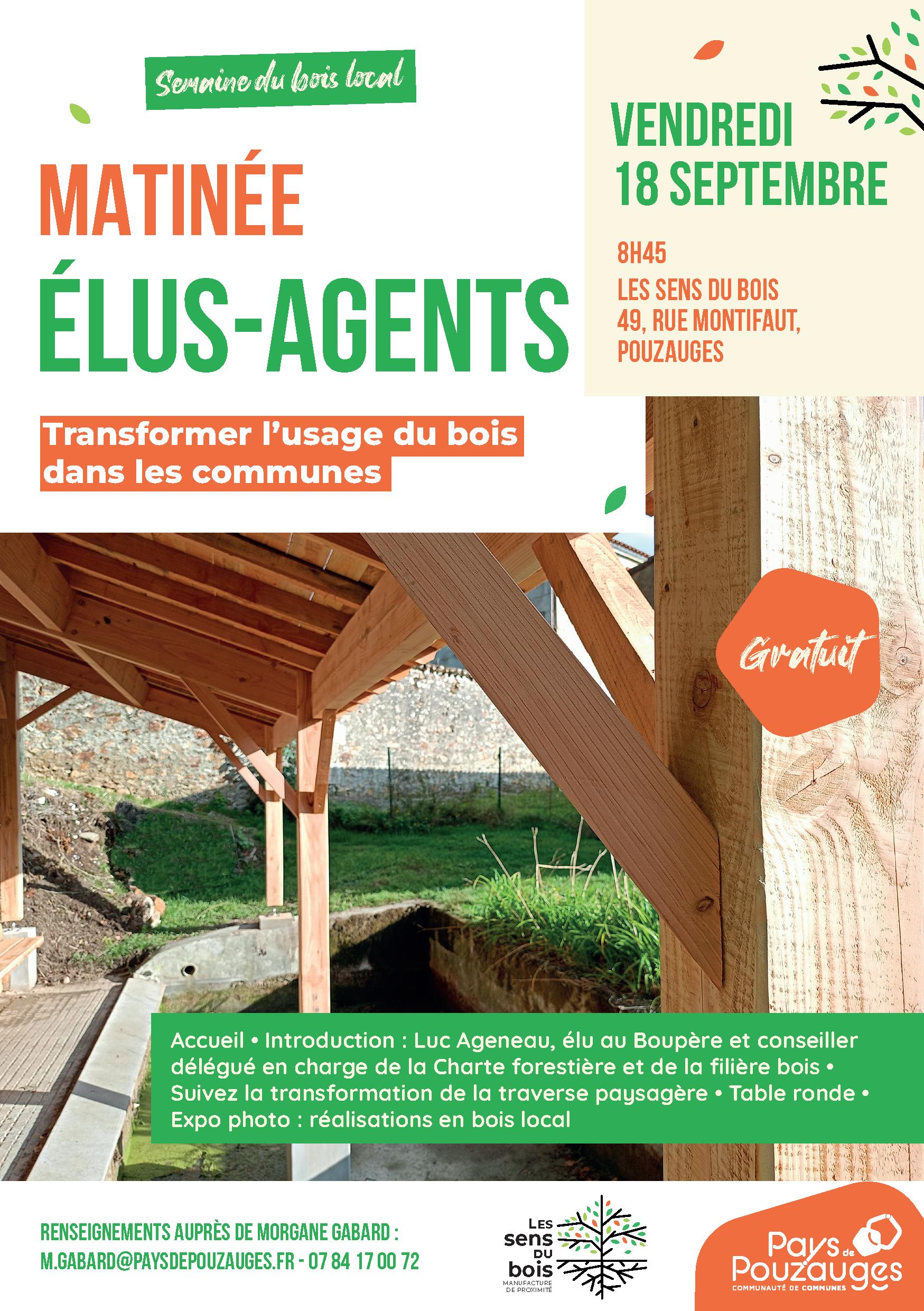 Affiche Matinée élus Agents